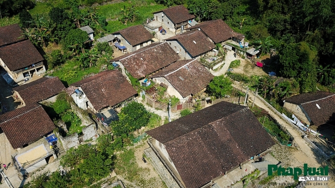 khuoi ky village from the above
